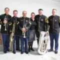 The host with the Army Brass